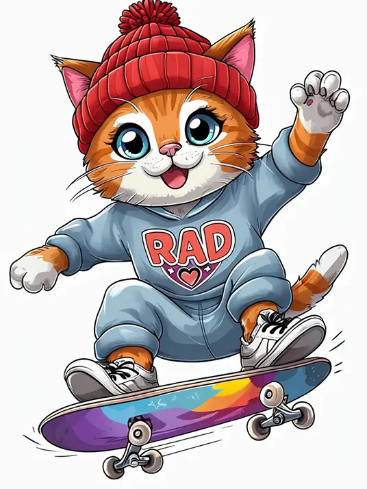 Playful Orange Tabby Cat Playful orange tabby cat