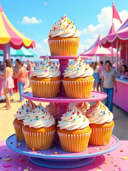 Stack of Cupcakes Stack of cupcakes