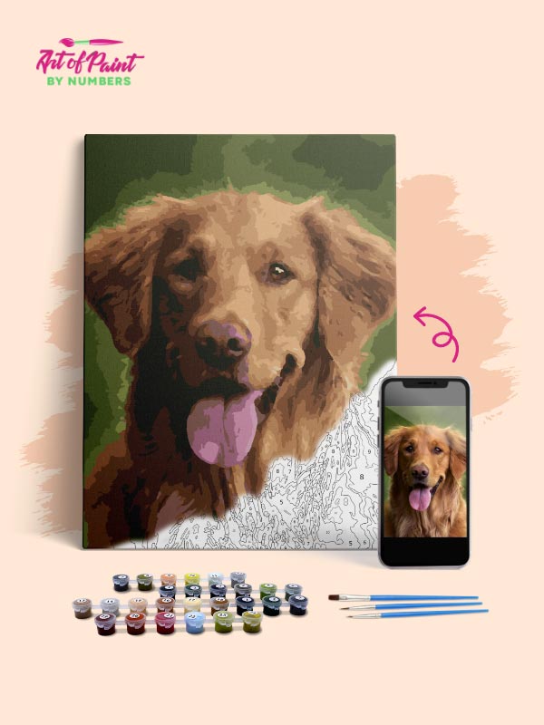 Custom Pet Paint by Number