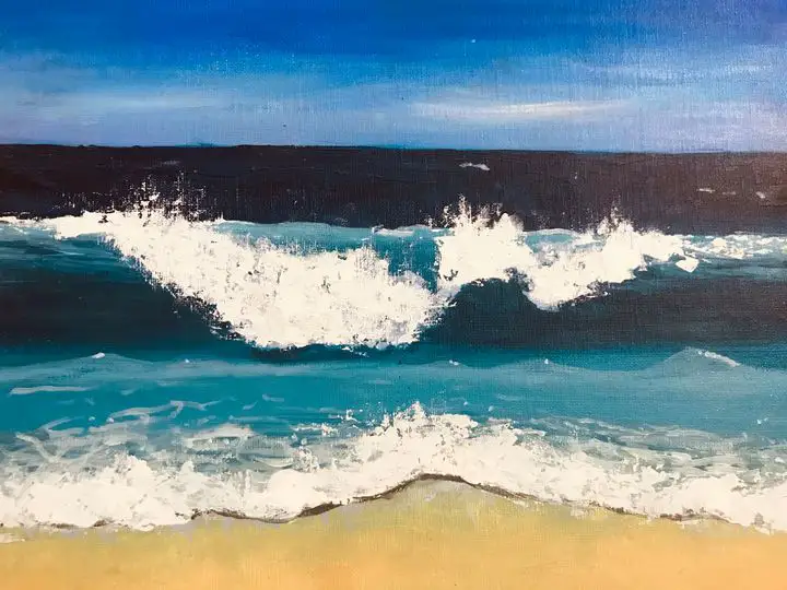 Ocean painting