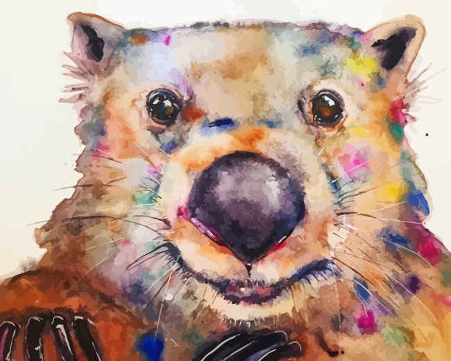 Colorful Wombat