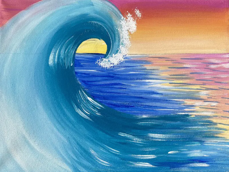 The wave painting