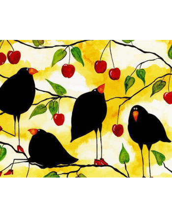 Paint by Numbers Kit for Kids or Beginners-crow on the 