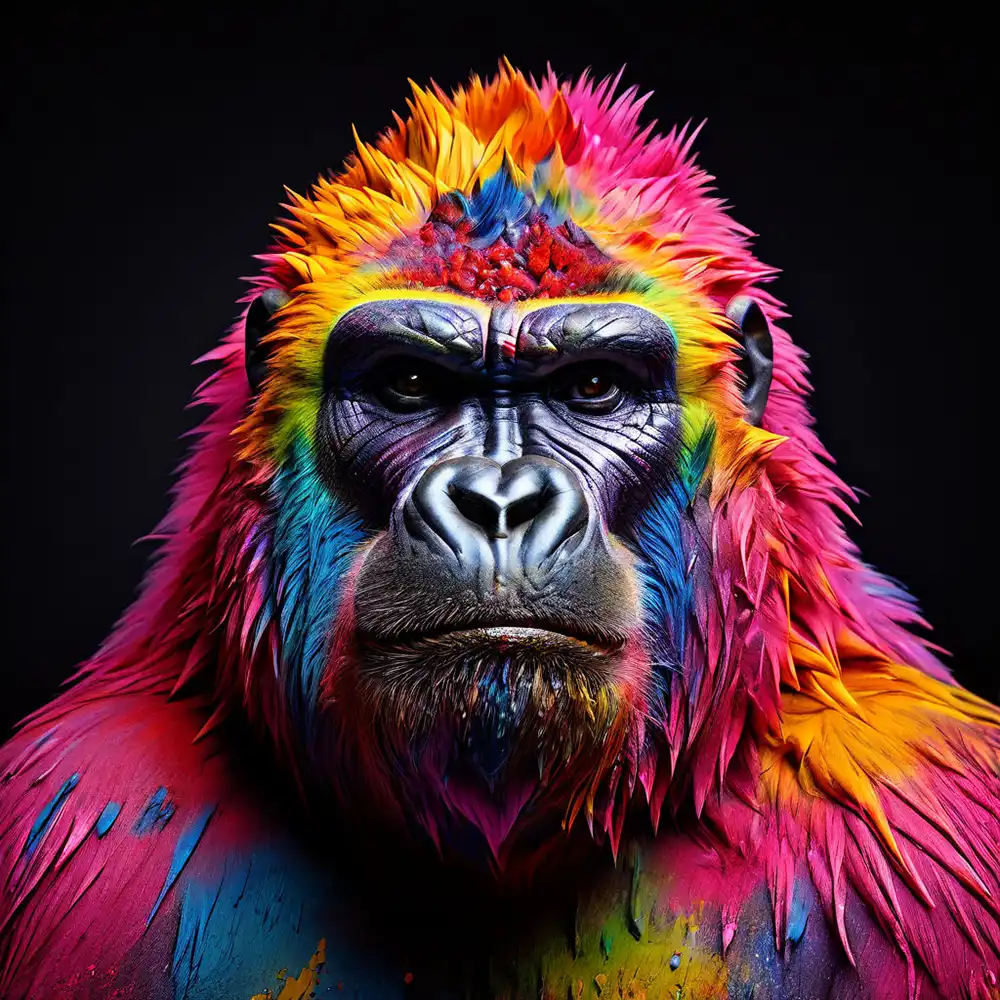 Colourful Gorilla