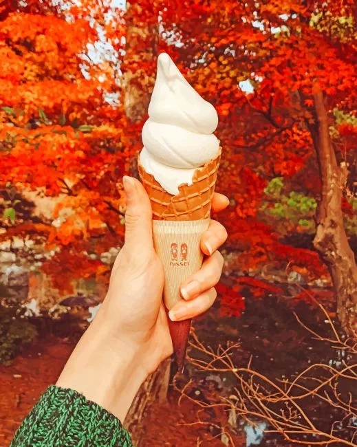 Autumn ice cream