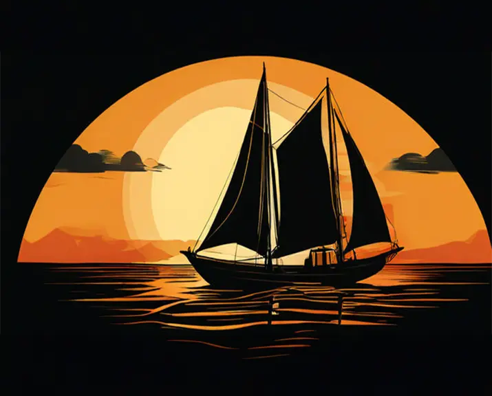 A sailboat