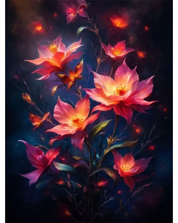 Soft pink flowers