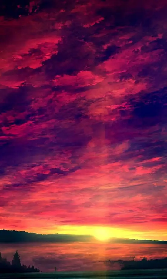 Abstract sky painting