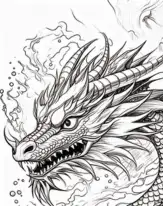 dragon sketch drawing