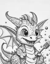 cute dragons drawings