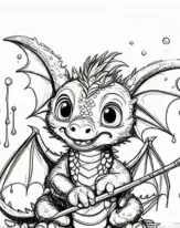 dragon wings adorable cute dragon drawing