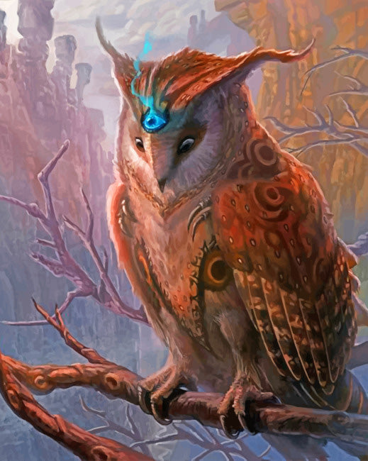 Great Horned Owl - Paint by Numbers