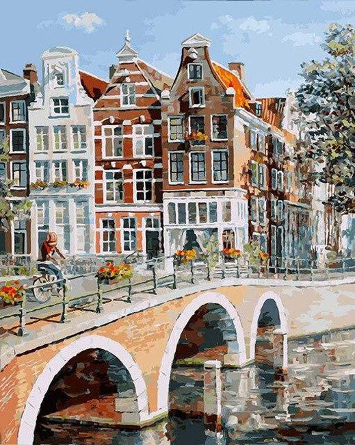 View of Amsterdam canal