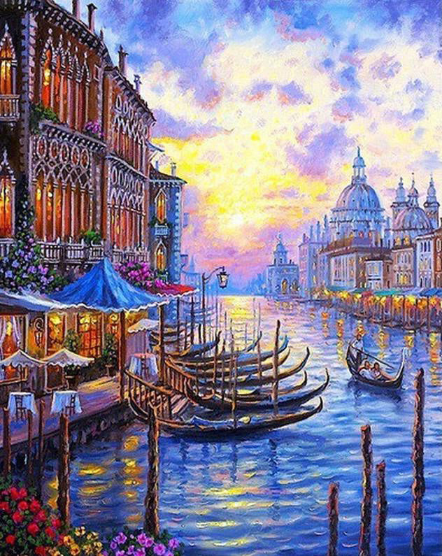 The grand canal venice