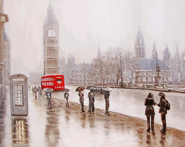 Rainy london