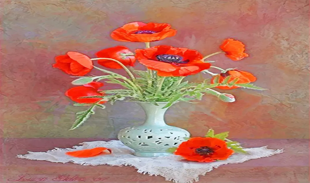 How do aesthetic orange flower painting for teens make them enthusiastic?