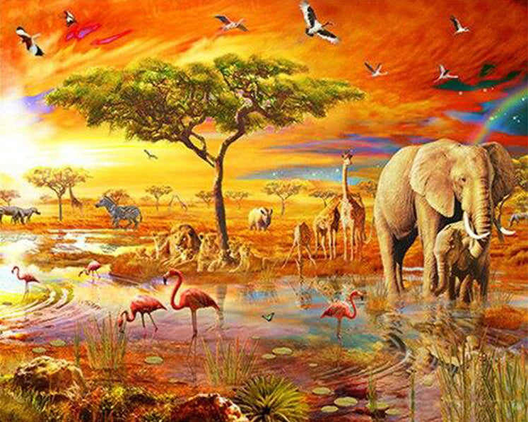 African savanna animals