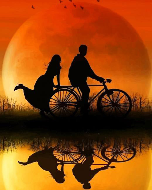 Couple bicycle