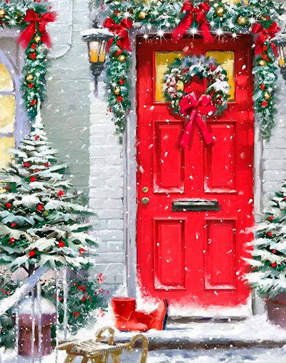 Christmas door