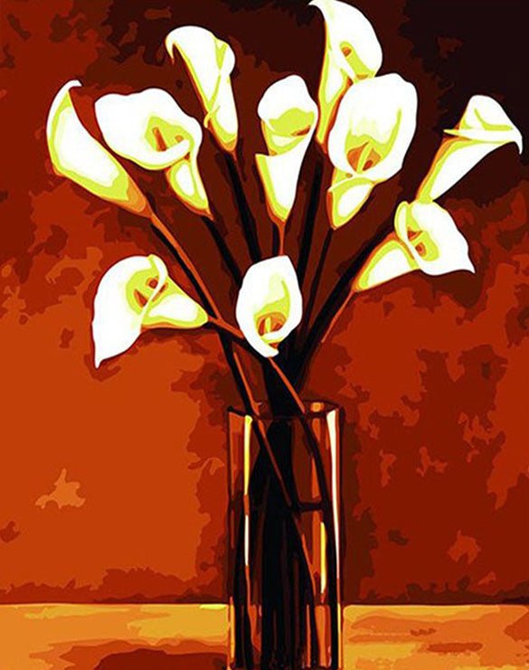 Calla Lilies painting