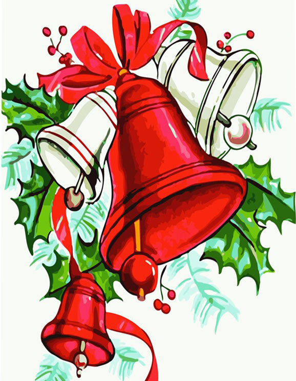 Jingle bells colorful painting