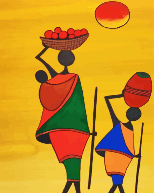 african family paintings