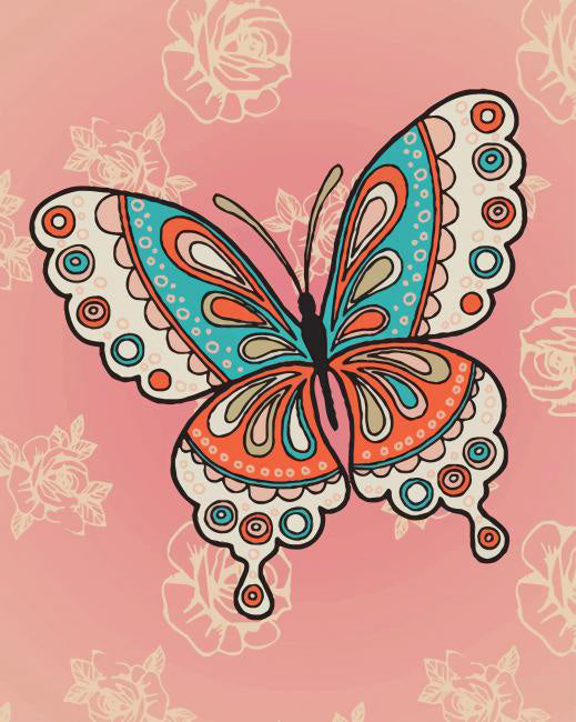 Mandala butterfly