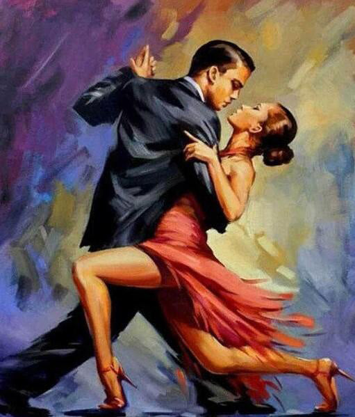 Tango romantic dance