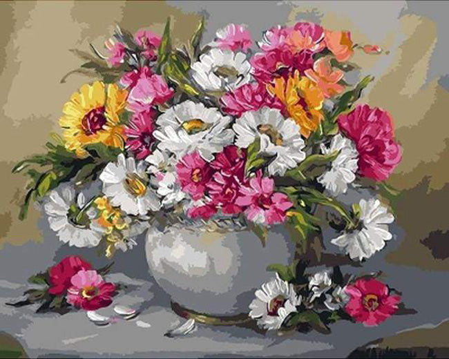 Flowers And Petals Painting