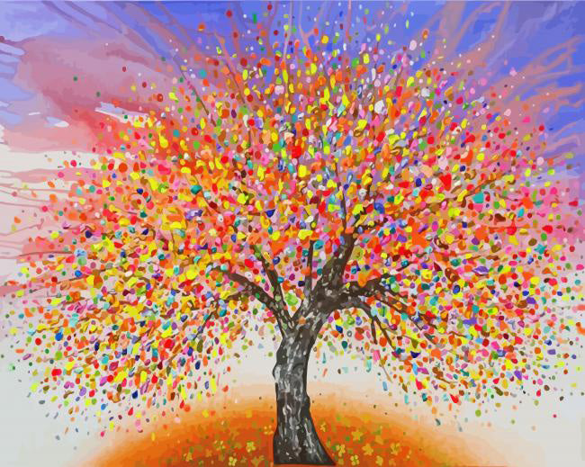 The abstract tree art