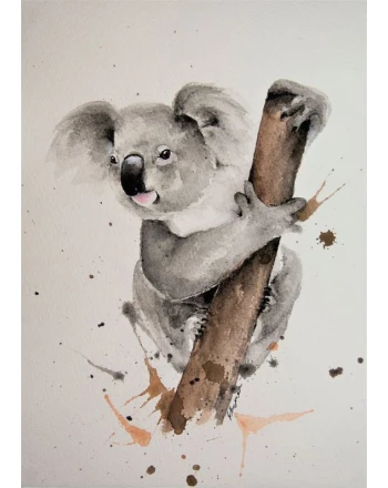 Artistic Colorful Koala – Paint By Numbers
