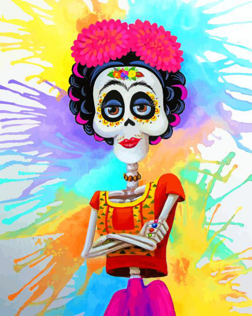Frida kahlo candy skull