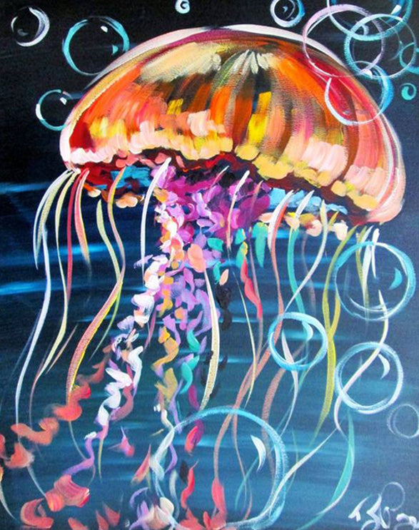 Abstract jelly fish