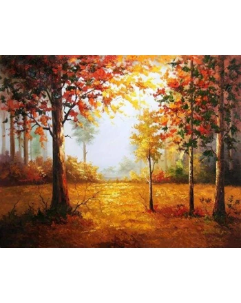Personalized Paint by Number Art - It's Always Autumn