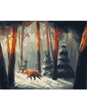 Paint by Numbers Wall Art Kit — Forest Culture Design