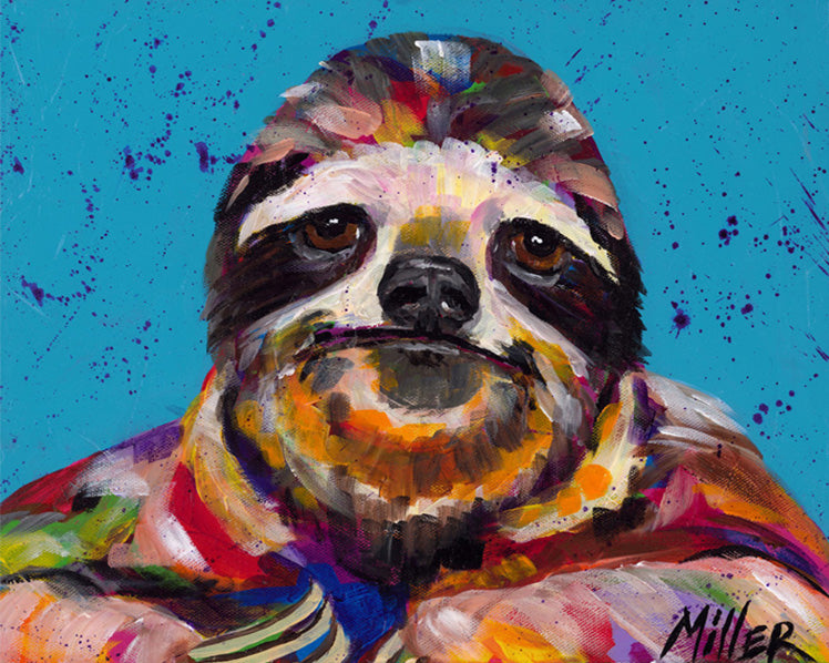 paint by numbers sloth