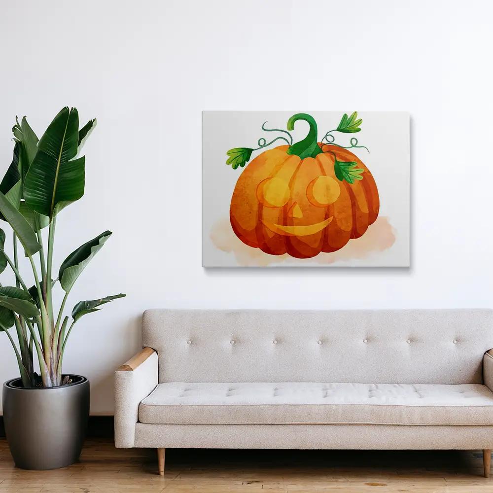 Cute painting pumpkins