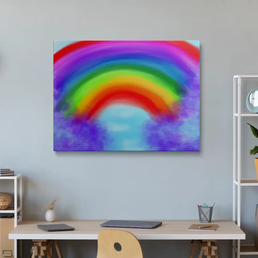 Rainbow Painting | Art Of Paint By Numbers