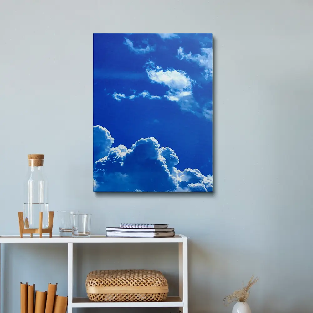Blue sky painting