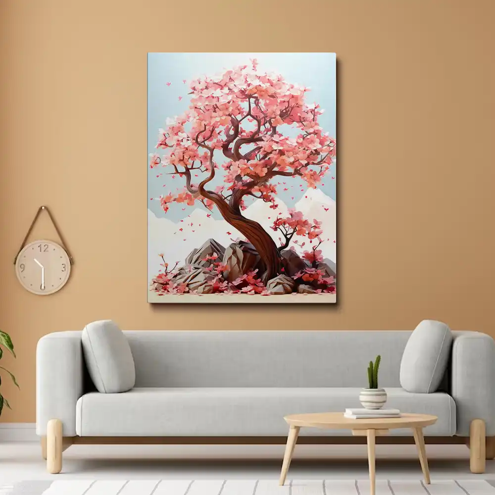 Bonsai tree painting