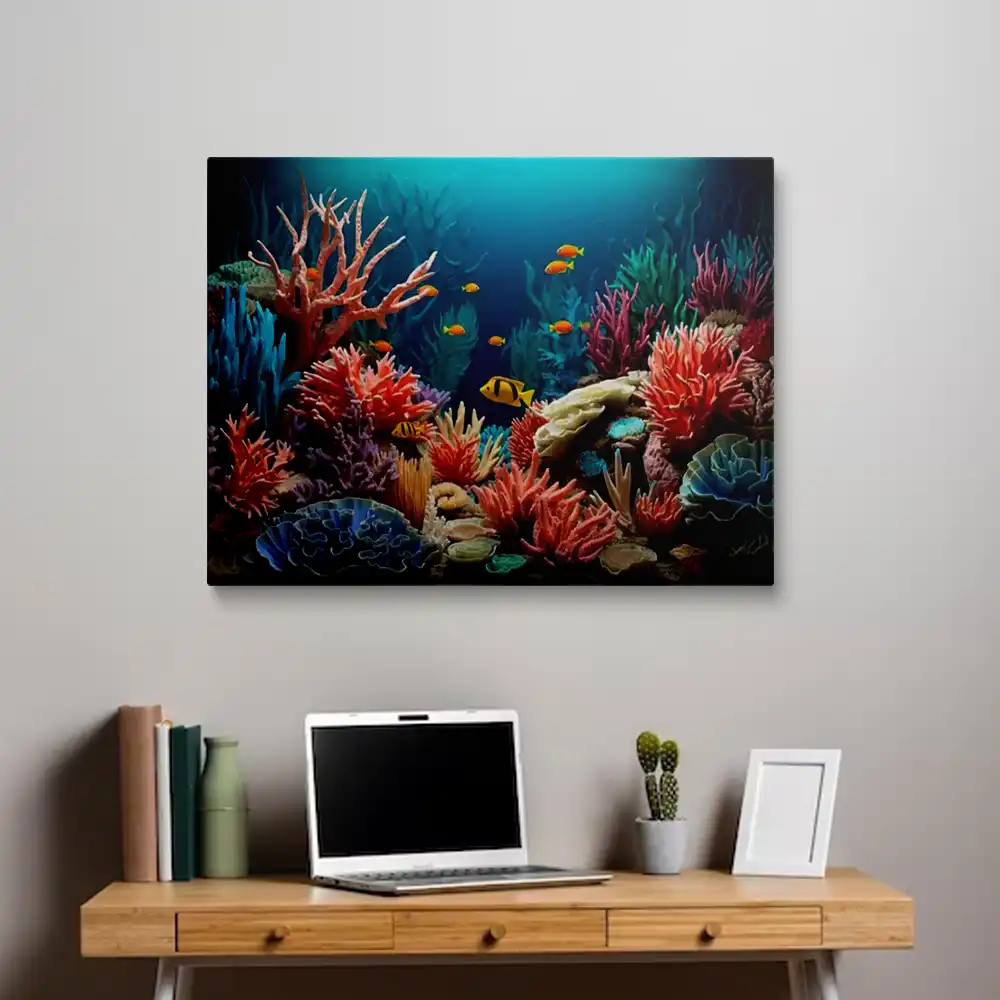 Coral painting