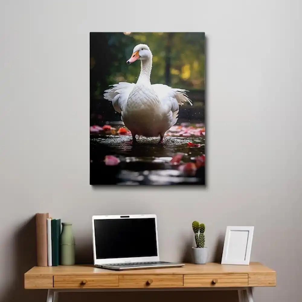 Goose Painting | Art Of Paint By Numbers