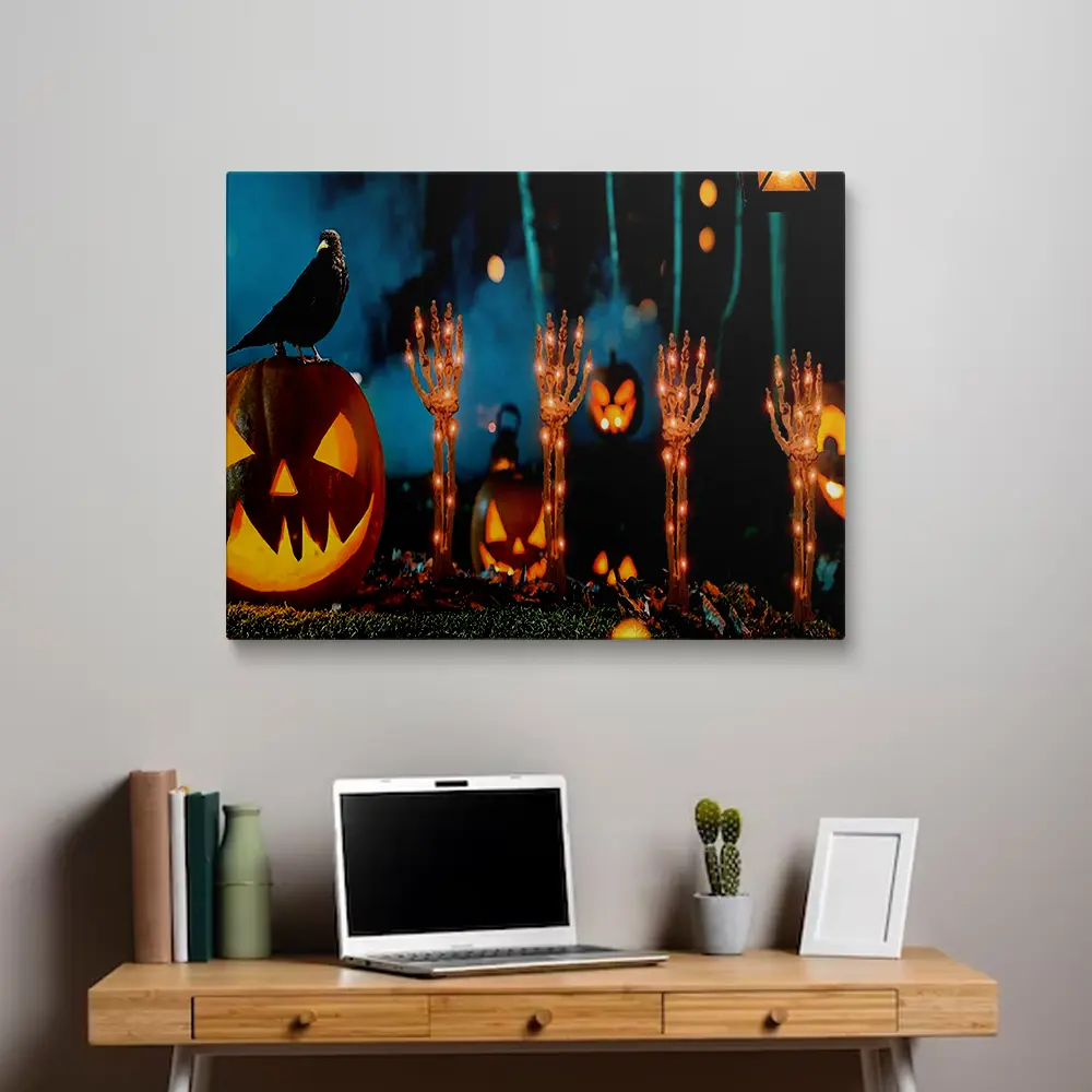 Cute halloween painting