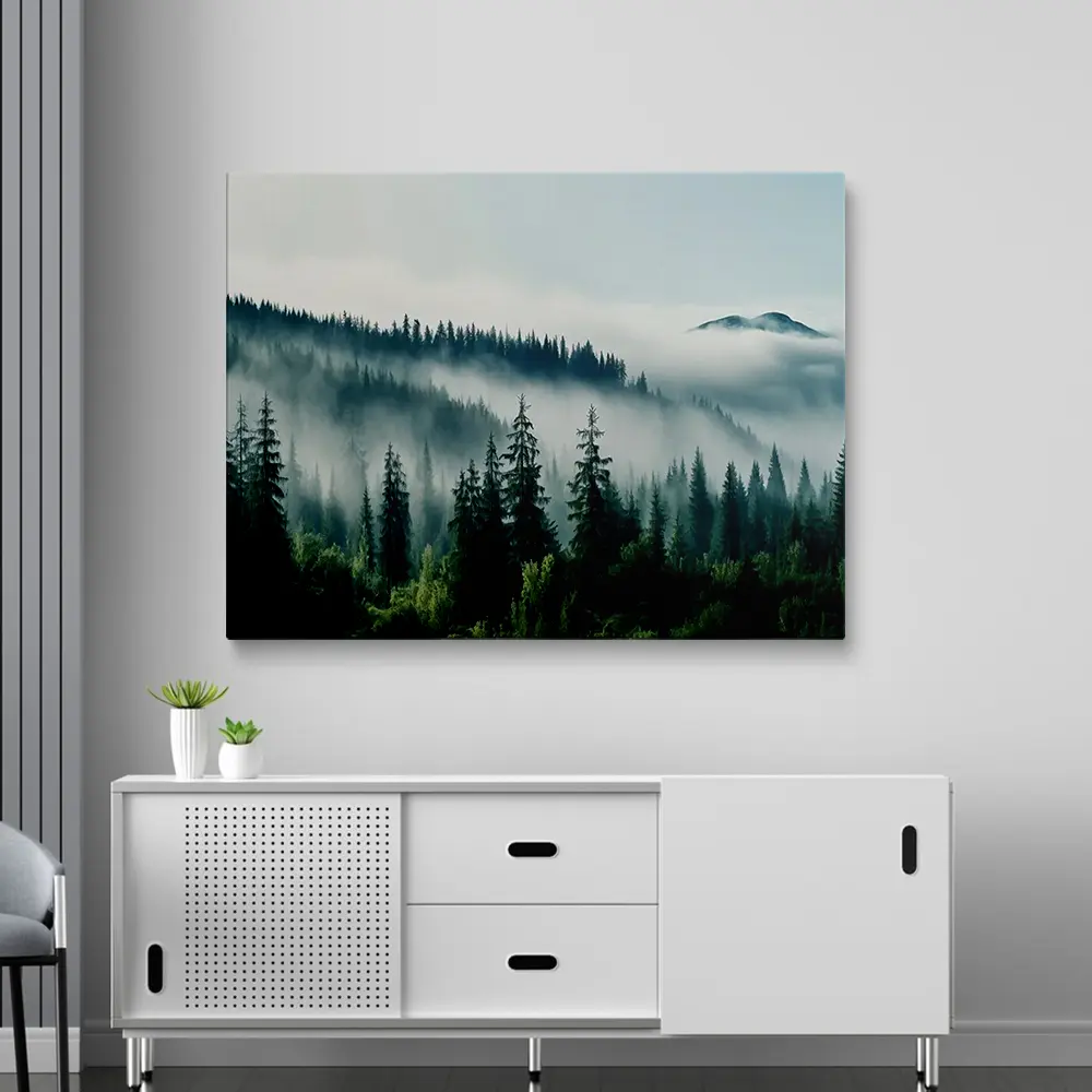 Painting of forest