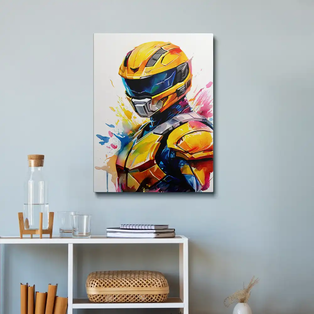 3 Yellow power ranger