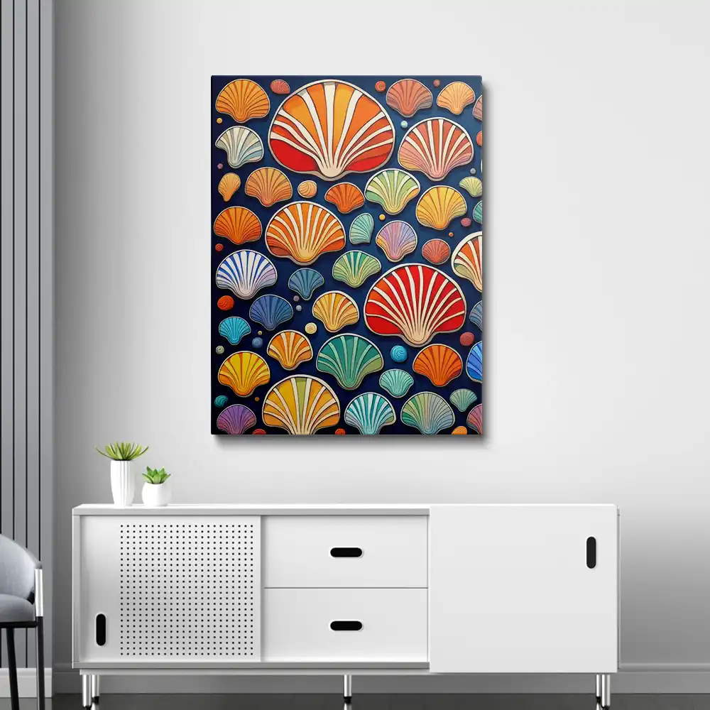 3 Abstract seashells