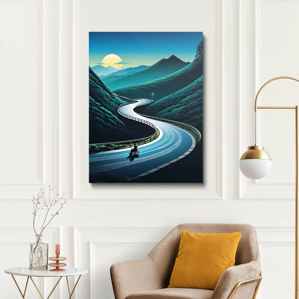 3 Painting of road