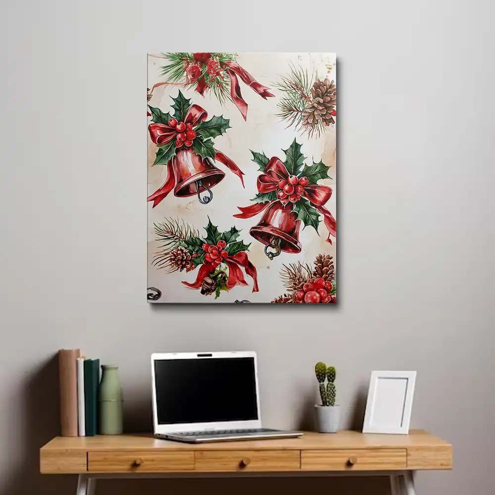 3 Festive watercolor decorations