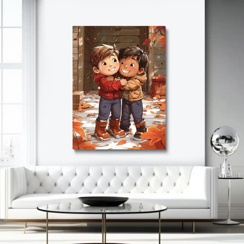 3 Boys friendship cartoon