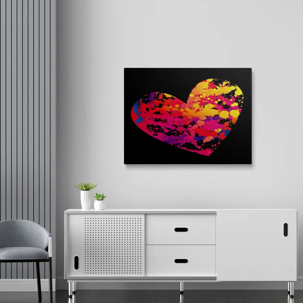 Abstract love painting